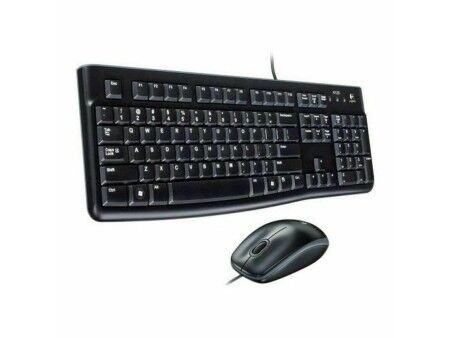 Klawiatura i Myszka Logitech MK120 Czarny Qwerty Hiszpańska