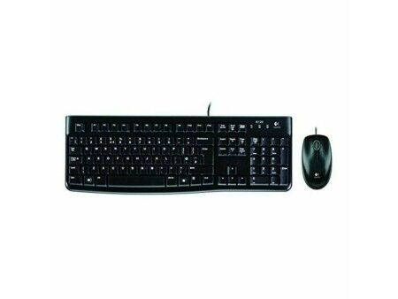 Klawiatura i Myszka Logitech MK120 Czarny Qwerty Hiszpańska