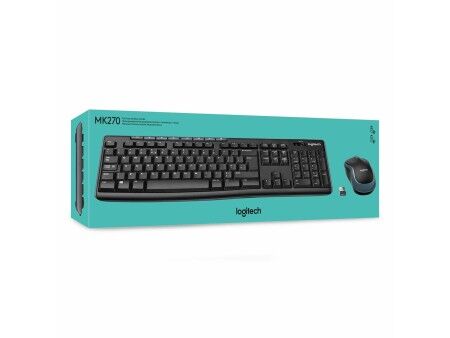 Klawiatura Bezprzewodowa Logitech K270 Czarny Qwerty Hiszpańska 2.4 GHz