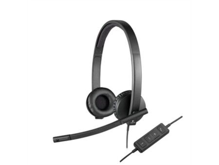 Słuchawki nauszne Logitech H570e Czarny