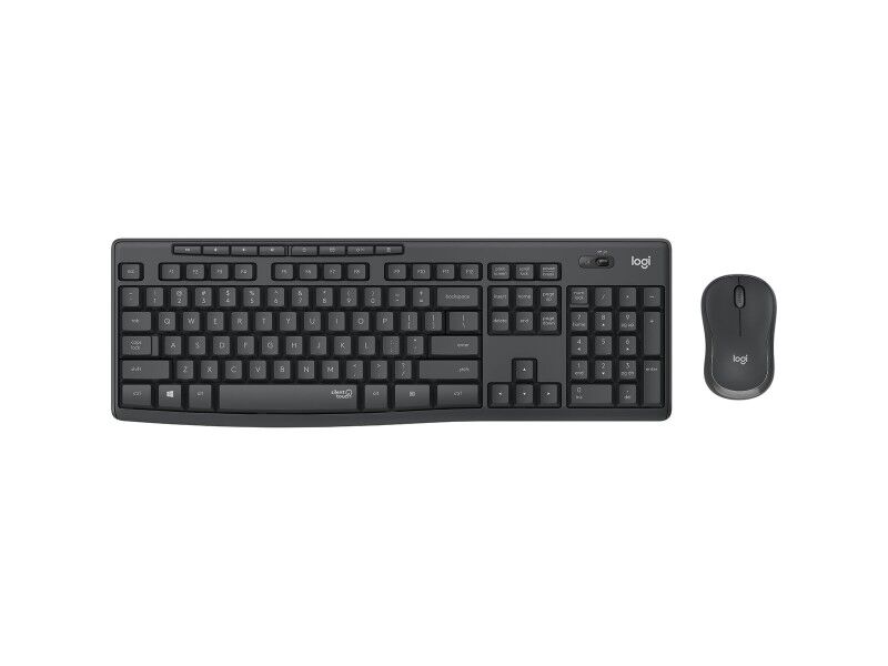 Klawiatura Bezprzewodowa i Myszka Logitech MK295 Czarny Qwerty Hiszpańska QWERTY
