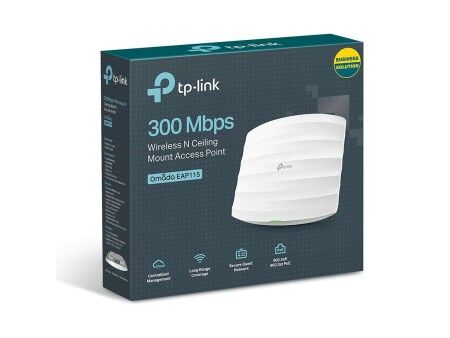 Punkt Dostępu TP-Link EAP115 Biały Czarny 300 Mbit/s