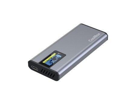 Pokrowiec na Dysk Twardy CoolBox COO-MCM-M2F Szary Srebrzysty 2,5"
