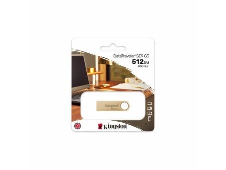 Pamięć USB Kingston DTSE9G3/512GB 512 GB Złoty