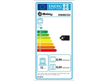 Piekarnik Balay 3HB4821G3 3600 W 71 L