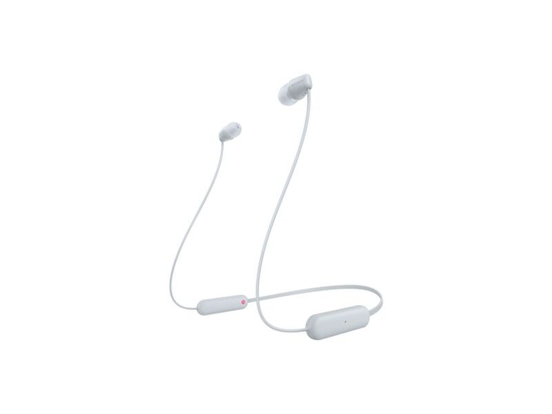 Słuchawki Bluetooth Sony WI-C100 Biały (1 Sztuk)