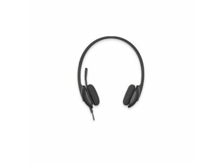 Słuchawki z Mikrofonem Logitech 981-000475 USB 1,8 m Czarny (1 Sztuk)