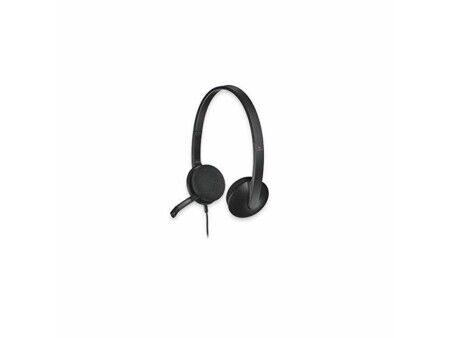 Słuchawki z Mikrofonem Logitech 981-000475 USB 1,8 m Czarny (1 Sztuk)