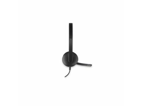 Słuchawki z Mikrofonem Logitech 981-000475 USB 1,8 m Czarny (1 Sztuk)
