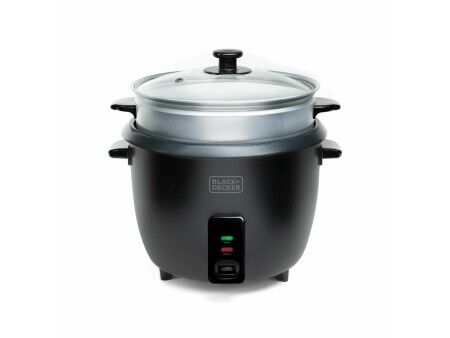 urządzenie do gotowania ryżu Black & Decker BXRC1800E Czarny 1,8 L Biały Aluminium 700 W