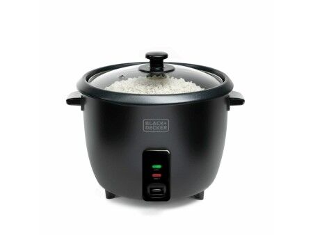 urządzenie do gotowania ryżu Black & Decker BXRC1800E Czarny 1,8 L Biały Aluminium 700 W