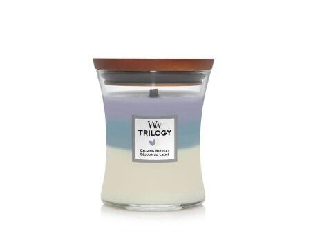 Świeczka Zapachowa Woodwick Trilogy Medium Calming Retreat