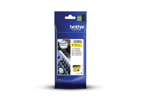 Oryginalny Wkład Atramentowy Brother LC-3239XLY Żółty