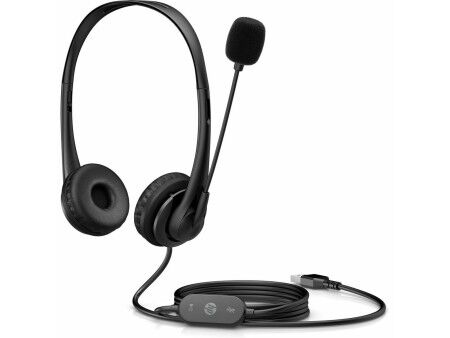 Słuchawki z Mikrofonem HP 428K6AA Czarny
