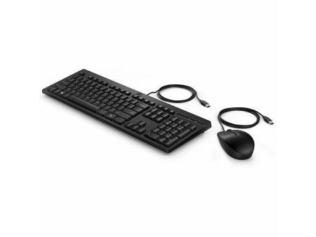 Klawiatura i Myszka HP 225 Czarny Qwerty Hiszpańska