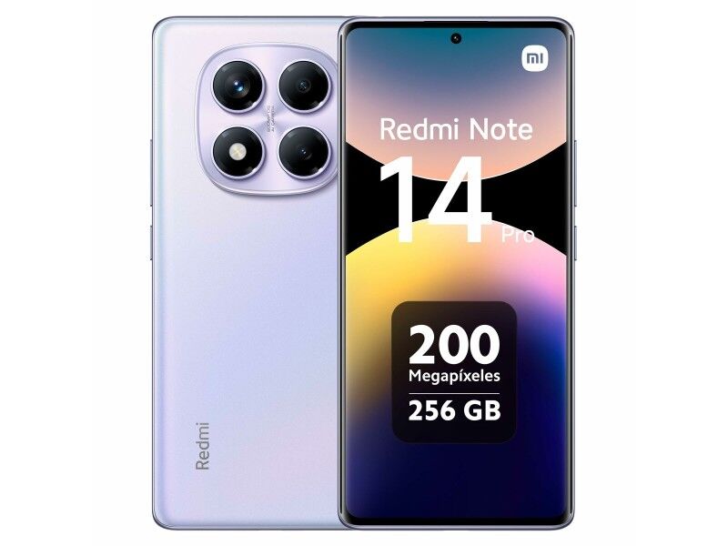 Smartfony Xiaomi REDMI NOTE 14 PRO 8 GB RAM 256 GB 6,67" Fioletowy Purpura