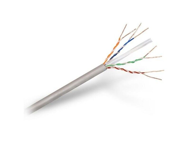 Kabel Sieciowy Sztywny UTP Kategoria 6 Aisens A135-0262 Szary 305 m