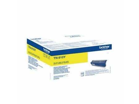 Toner Oryginalny Brother TN-910Y Żółty Czarny