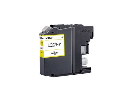 Oryginalny Wkład Atramentowy Brother LC-22EY Żółty