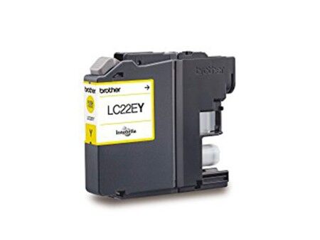 Oryginalny Wkład Atramentowy Brother LC-22EY Żółty