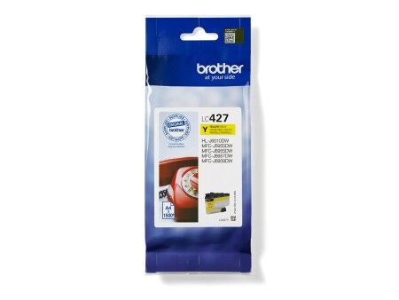 Oryginalny Wkład Atramentowy Brother LC-427Y Żółty