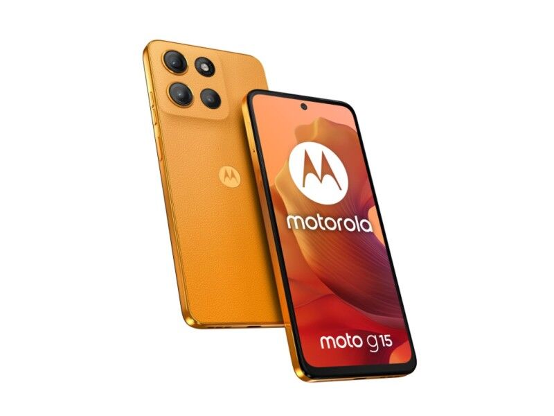Smartfony Motorola Moto G15 8 GB RAM 256 GB Pomarańczowy 6,72"