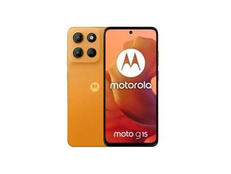 Smartfony Motorola Moto G15 8 GB RAM 256 GB Pomarańczowy 6,72"