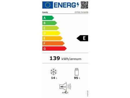 Lodówka kombinowana Candy CCTOS544WHN Biały 109 L