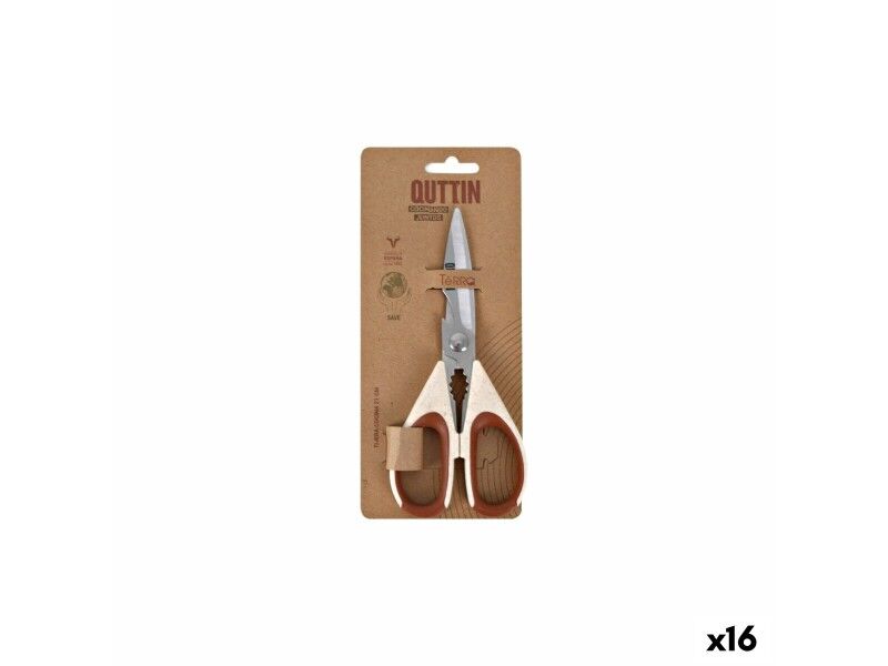 Nożyczki kuchenne Quttin Terra 21 cm 2,5 mm (16 Sztuk)