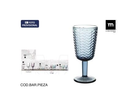 Kieliszek do wina La Mediterránea Spica Niebieski (36 Sztuk)