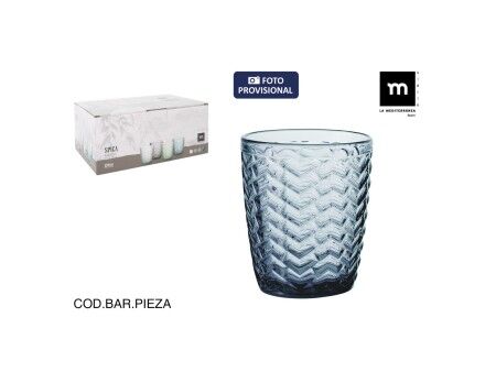 Szklanka wody La Mediterránea Spica Niebieski (48 Sztuk)