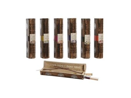 Uchwyt Home ESPRIT Drewno mango Mandala Indianin 31 x 6 x 6,5 cm Kadzidełko (6 Sztuk) (10 Sztuk)