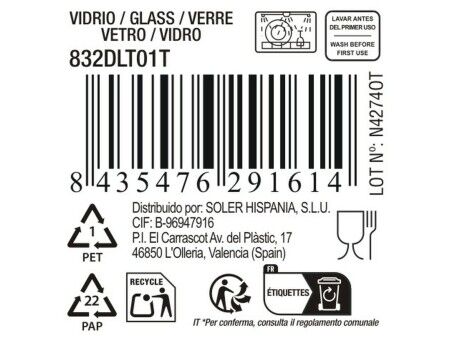 Szklanka wody La Mediterránea Syros (48 Sztuk)