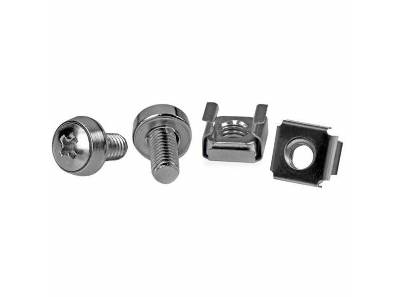 Uchwyt Startech CABSCREWM6 Srebrzysty Stal nierdzewna (50 Sztuk)