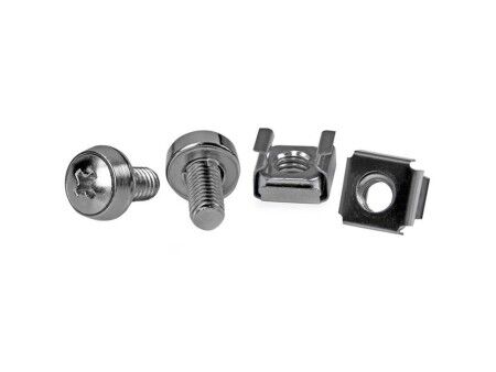 Uchwyt Startech CABSCREWM6 Srebrzysty Stal nierdzewna (50 Sztuk)