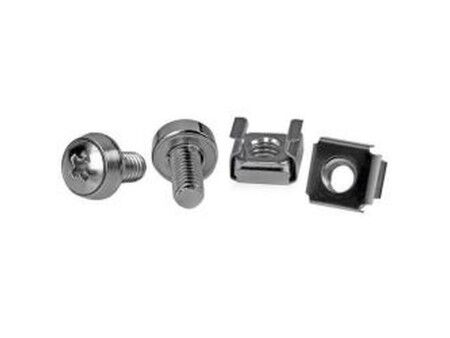 Uchwyt Startech CABSCREWM6 Srebrzysty Stal nierdzewna (50 Sztuk)