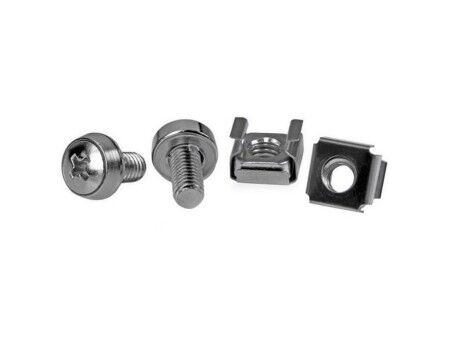 Uchwyt Startech CABSCREWM6 Srebrzysty Stal nierdzewna (50 Sztuk)