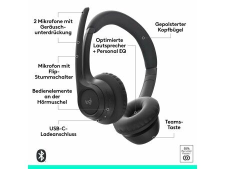 Słuchawki Logitech 981-001458 Czarny