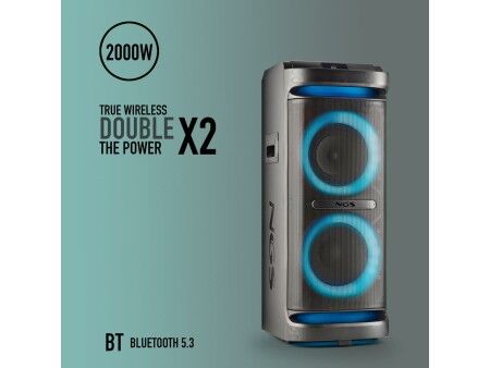 Głośnik Bluetooth Przenośny NGS WILDSPACE2 Czarny