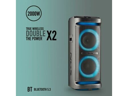 Głośnik Bluetooth Przenośny NGS WILDSPACE2 Czarny