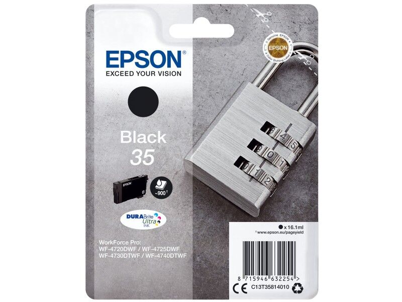 Oryginalny Wkład Atramentowy Epson C13T35814010 (16,1 ml) Czarny