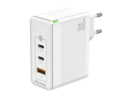 Ładowarka Ścienna Aisens ASCH-100W3P008-W Biały 100 W (1 Sztuk)