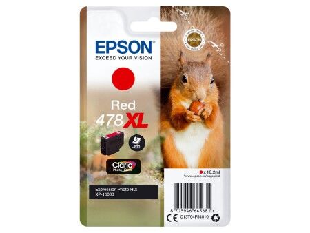 Oryginalny Wkład Atramentowy Epson 478XL Czerwony
