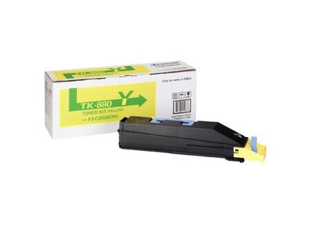 Toner Oryginalny Kyocera TK-880Y Żółty