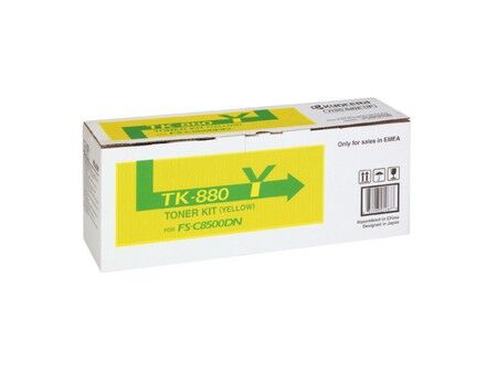 Toner Oryginalny Kyocera TK-880Y Żółty