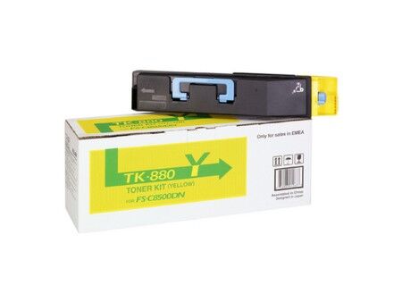Toner Oryginalny Kyocera TK-880Y Żółty