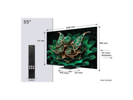 Smart TV TCL 55C7K 55" 4K Ultra HD HDR QD Mini LED