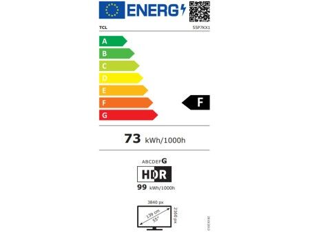 Smart TV TCL 55P7K 55" 4K Ultra HD HDR QLED