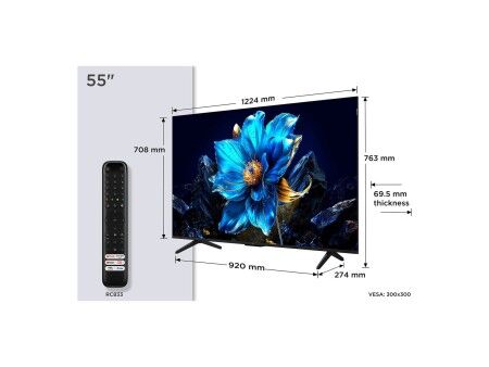 Smart TV TCL 55P7K 55" 4K Ultra HD HDR QLED
