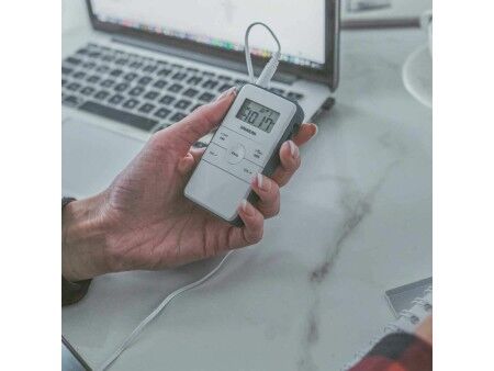 Radio Tranzystorowe Sangean DT-140 Niebieski Biały